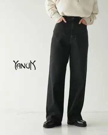 YANUK JOAN(Loose Straight) -OBK 사이즈 22