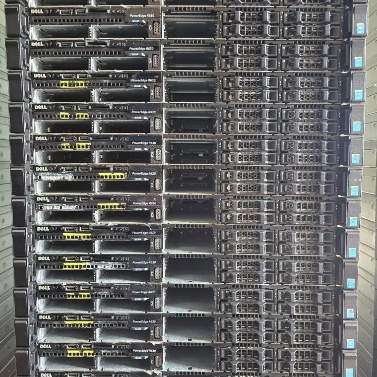 (1U 서버) DELL R630 SFF 8베이 2620V3 듀얼서버