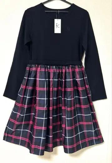 쿠미쿄쿠 체크 원피스 새상품 170사이즈