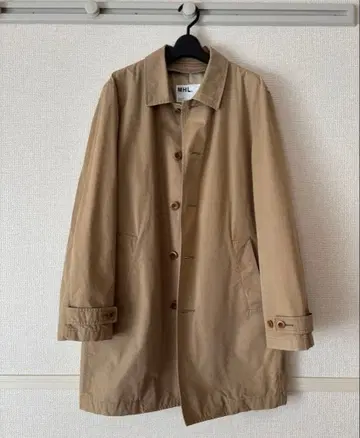 MHL. 다운 라이너 포함 스텐카라 코트 베이지