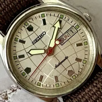 세이코 오버홀 완료 데이데이트 자동 와인딩 빈티지 70S 라이트 베이지