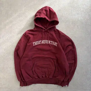 디스이즈네버댓 후드티 맨투맨 자수 로고 구제 의류