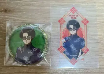 진격의 거인 리바이 마네키네코 캔뱃지, 클리어 카드