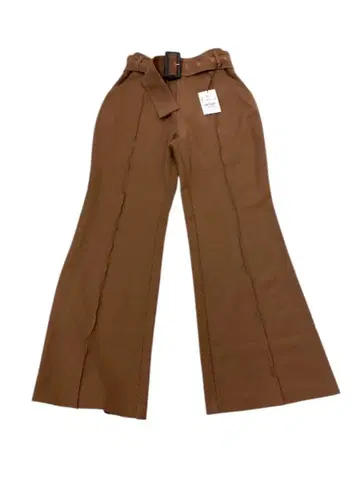 e151 LIP SERVICE 브라운 플레어 팬츠 벨트 포함