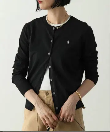 새상품 택 포함 랄프 로렌 코튼 가디건 L