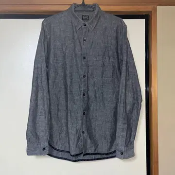 럭스 맥그레거 블랙 샴브레이 셔츠