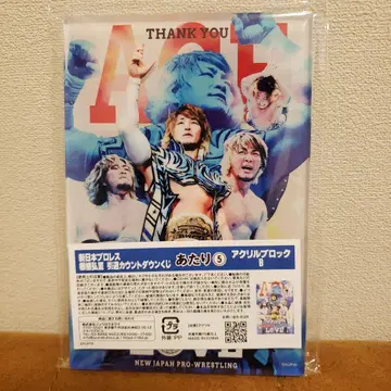 타나하시 히로시 은퇴 카운트다운 복권 아타리 5 아크릴 블록 B