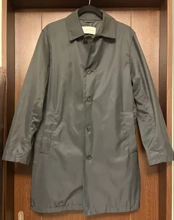 캘빈 클라인 블랙 스텐카라 코트 리몬타 나일론