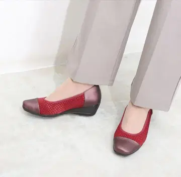 fitfit 핏핏 펌프스 24cm 빨간색 레드