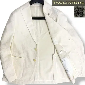 J7117 새상품 딸리아또레 헤링본 스트레치 자켓 아이보리 50