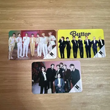 새상품 미사용 BTS 트레이딩 카드 세트 2장 Butter 디자인
