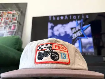 P&Co 스케이트보드 캠핑 캡 베이지 브라운