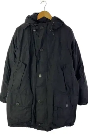 울리치 아크틱 다운 후드티 노 퍼 다운 자켓 블랙