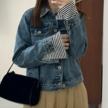 아가우드 데님 자켓