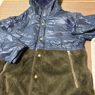 THE NORTH FACE 후드 부착 후드티 네이비/올리브