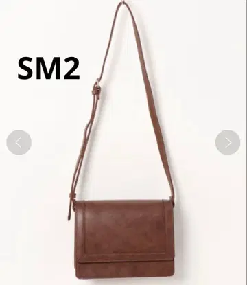 사만사 모스모스 프레임 플랩 숄더백 브라운 SM2