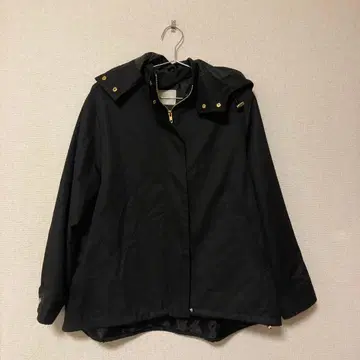 나노 유니버스 후드 부착 블랙 자켓