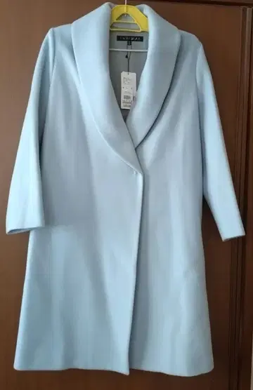 INDIV VAI 울 100% 롱 코트 사이즈 13 택 포함 새상품