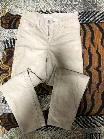 Levi's 베이지 코듀로이 스트레이트 데님 W25