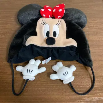 미니 마우스 플리스 모자