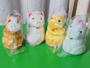 우체국 한정판! 우마못치 x 4종 세트 띠별 봉제 인형 말띠 말