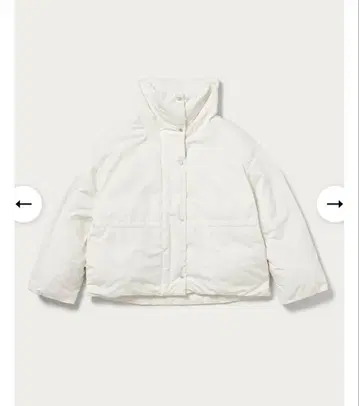 green label relaxing 다운 자켓 화이트