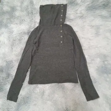 [ 고품질 ] 엠포리오 아르마니 디자인 니트 S 38 엘르 패치 울 혼방