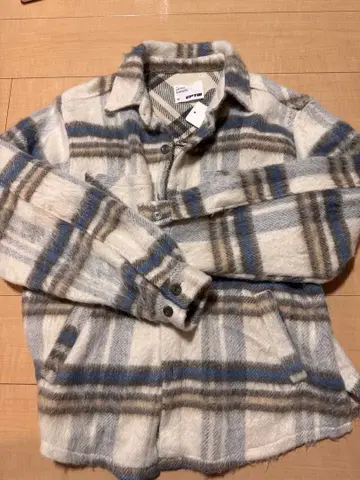 EPTM 체크 무늬 플리스 자켓 M