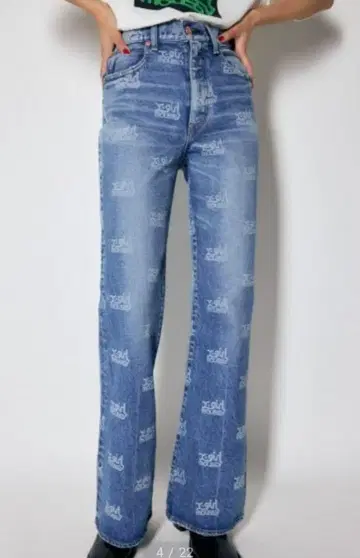 X-girl XG TOTAL PATTERN MVS FLARE