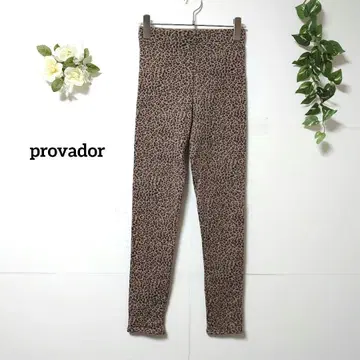 택 포함 프로바돌 표범 무늬 스키니 팬츠 레깅스 속기모 M