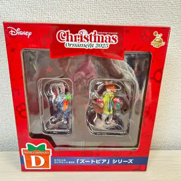 박스 있음 디즈니 크리스마스 오너먼트 주토피아 시리즈 happy 복권