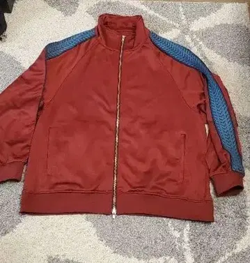 HARE 빅 사이즈 나일론 자켓 빨간색 파랑 스트라이프