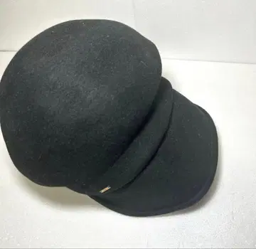 CA4LA 카시라 헌팅 캡 모자 울 100 블랙