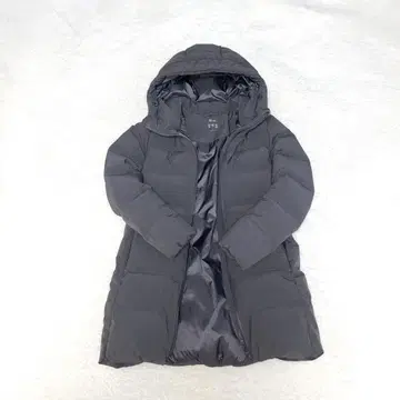 새상품 유니클로 UNIQLO 심리스 다운 코트 그레이 S 사이즈