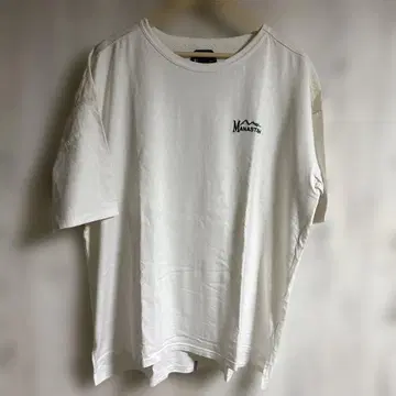 Manastash 크림 화이트 반팔 T셔츠