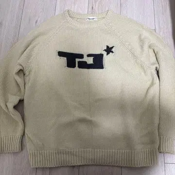 티나:조준 크림색 니트 M