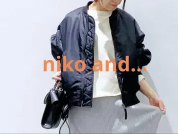 니코앤드 MA1 빅 슬리브 블루종 아우터