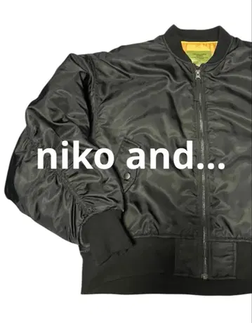 니코앤드 MA1 빅 슬리브 블루종 아우터