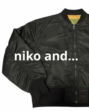 니코앤드 MA1 빅 슬리브 블루종 아우터