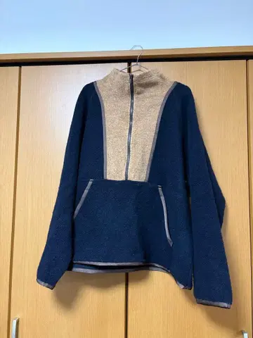 nuterm 하프 지퍼 플리스 자켓