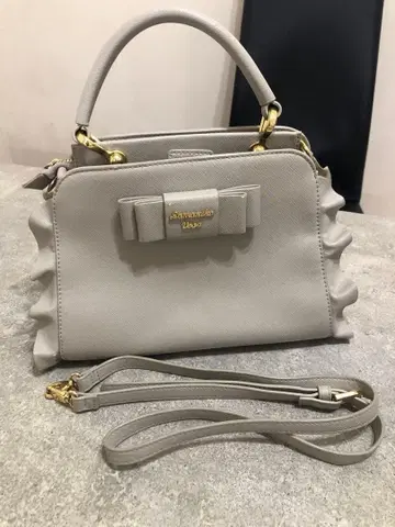 사만다 베가 그레이 핸드백