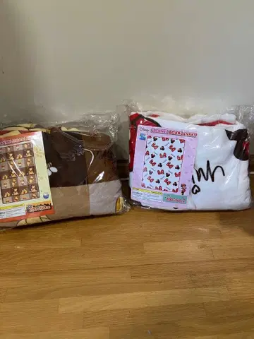 플란넬 보아 담요 2세트