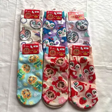 출동! 호빵맨 삭스 6켤레 23-25cm 여자아이 set