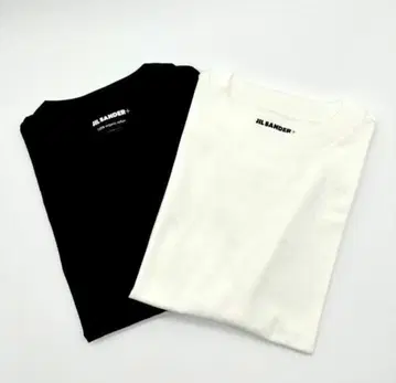 미사용 새상품 JIL SANDER 질 샌더 T셔츠 2장 세트 부속품 포함