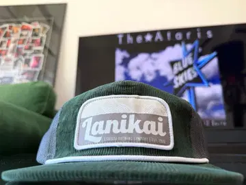 하와이 Lanikai Brewing 코듀로이 메쉬 캡 그린