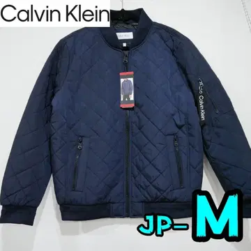 [ 새상품 ] 캘빈클라인 자켓 M 남성용 봄버 네이비 풀 집업