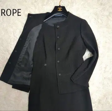 [ 새상품급 ] 로페 노카라 트위드 셋업 세레모니 원피스