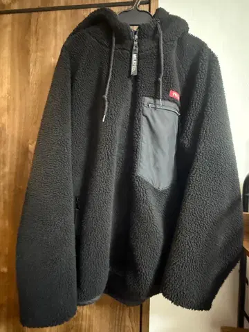 MILKFED 풀 집업 보아 자켓 M 블랙 겉옷