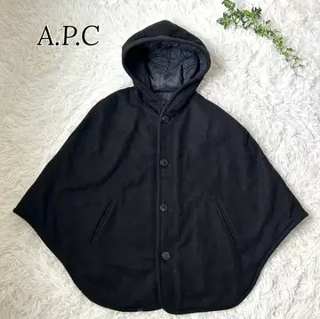 아페쎄 90s 울 판초 후드 빈티지 퀼팅