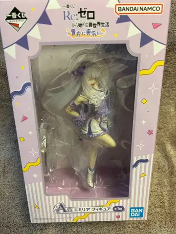 제일복권 리제로 당신에게 용기를 A상 에밀리아 피규어